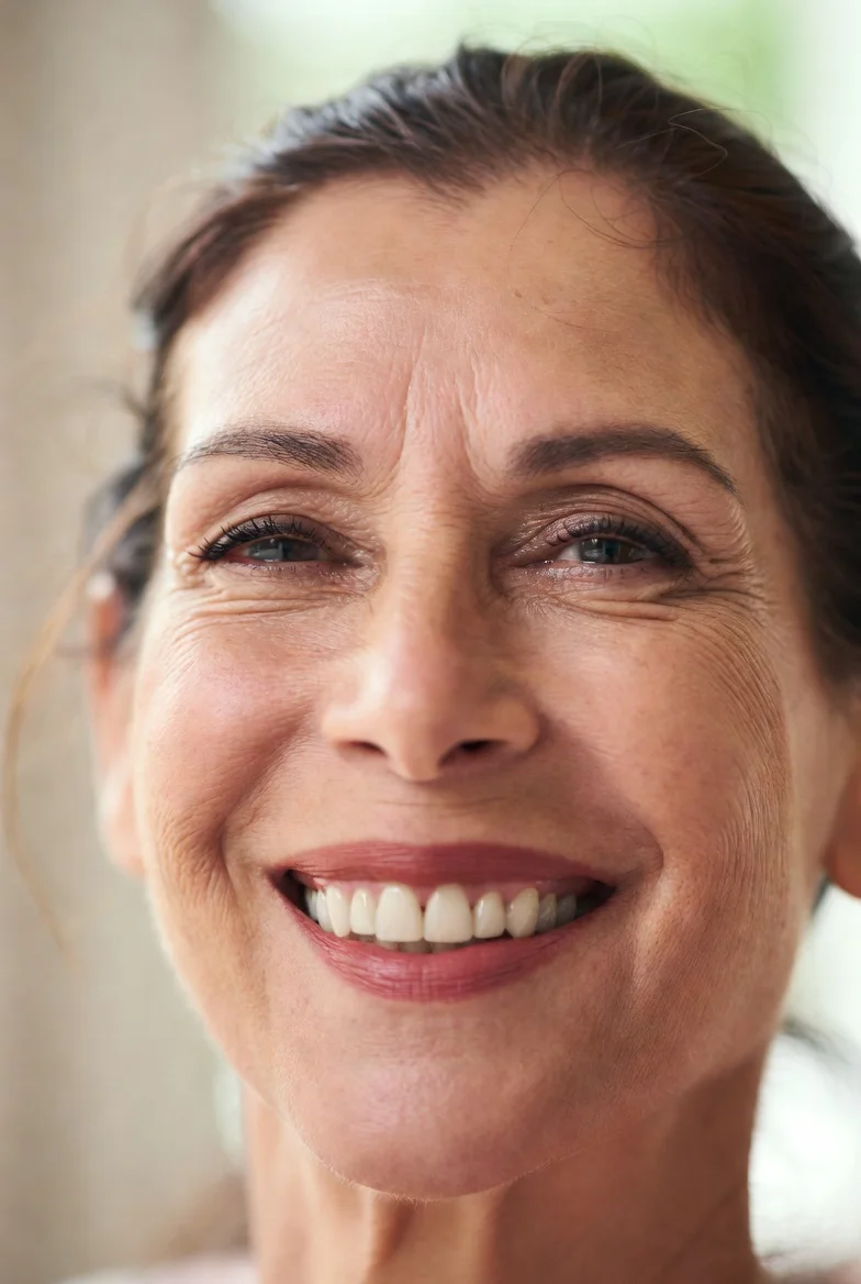 Confident healthy smile